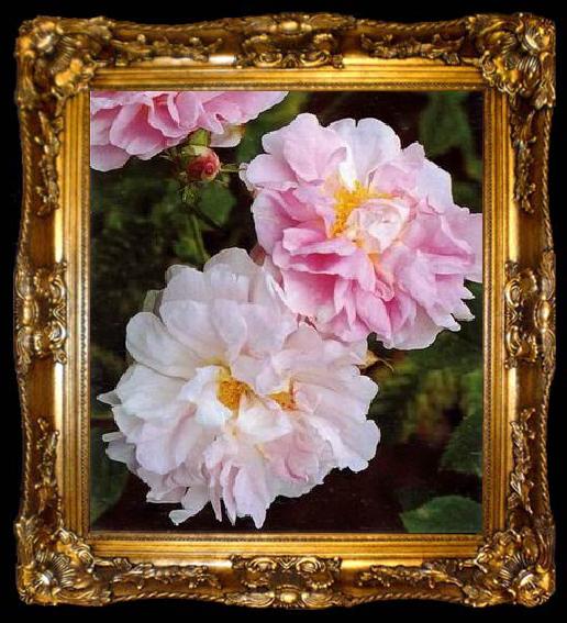 framed  unknow artist Still life floral, all kinds of reality flowers oil painting  314, ta009-2